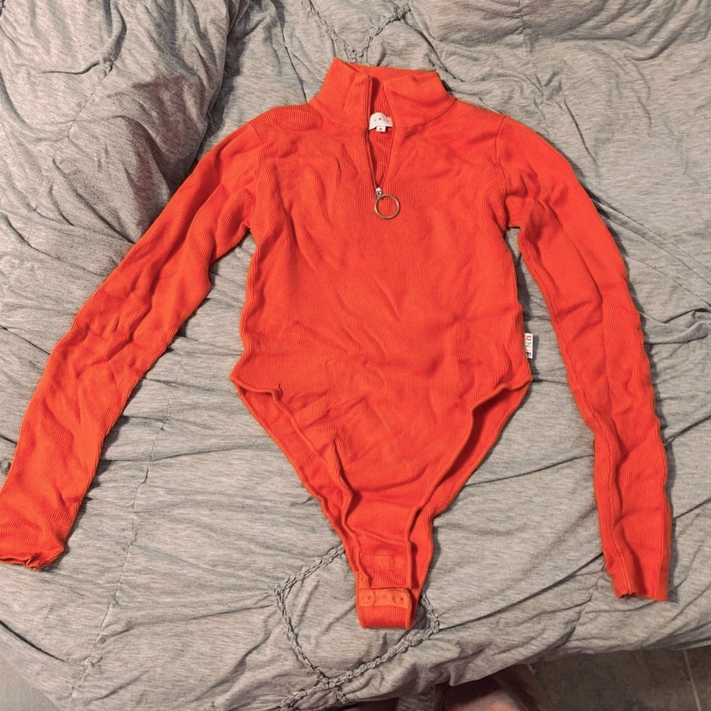 Unif orange bodysuit